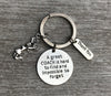 Cheer Great Coach is Hard to Find But Impossible to Forget Keychain - Sportybella