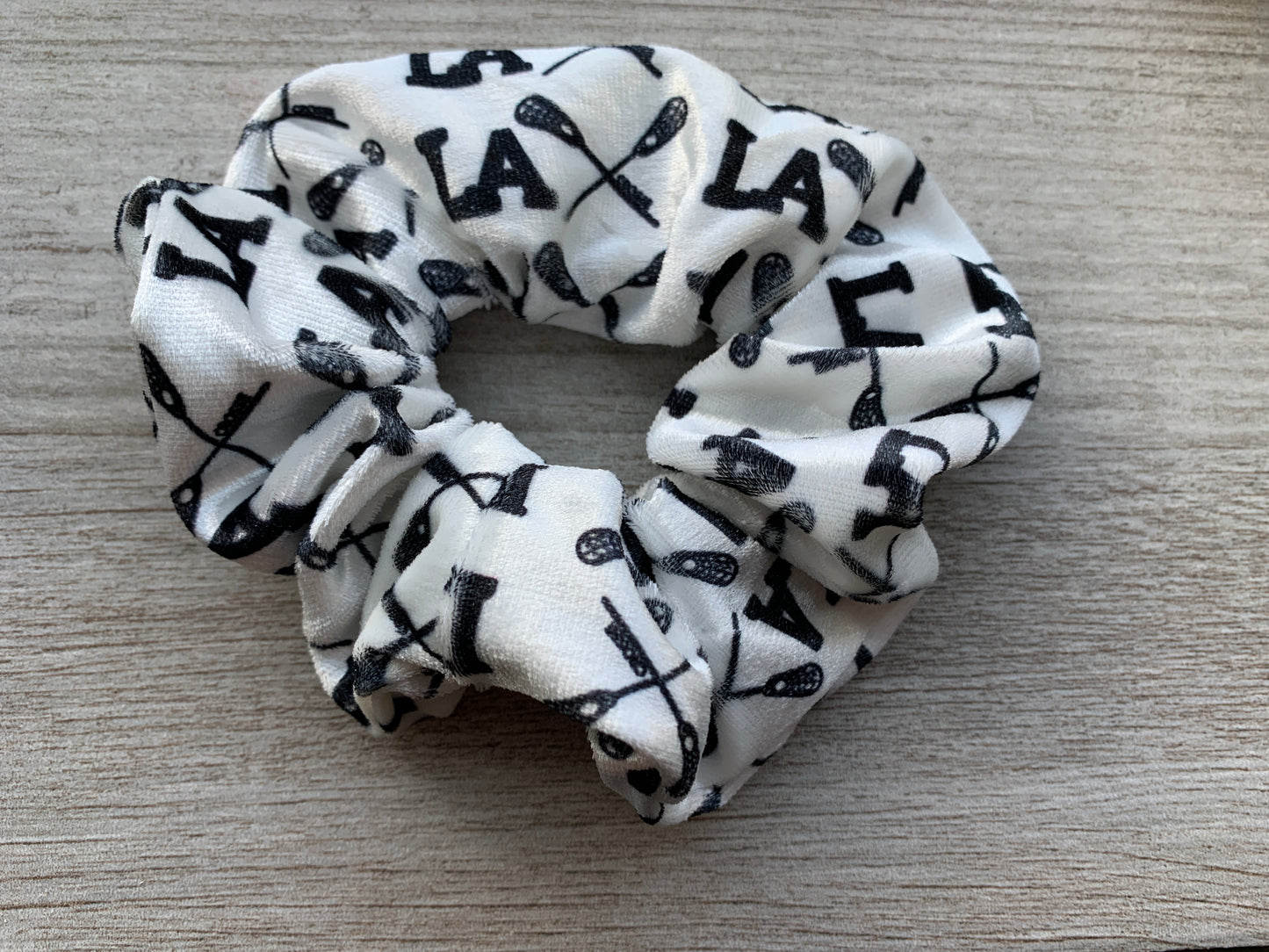 Lacrosse Premium Velvet Scrunchie