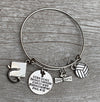 Volleyball Graduation Bracelet - I Can Do All Things Through Christ Who Strengthens Me