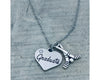 girls hockey Graduation Charm Necklace - Sportybella