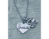 girls cheer Graduation Charm Necklace - Sportybella