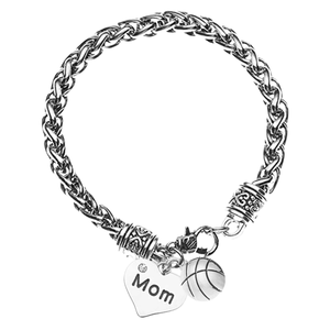 Basketball Mom Charm Bracelet