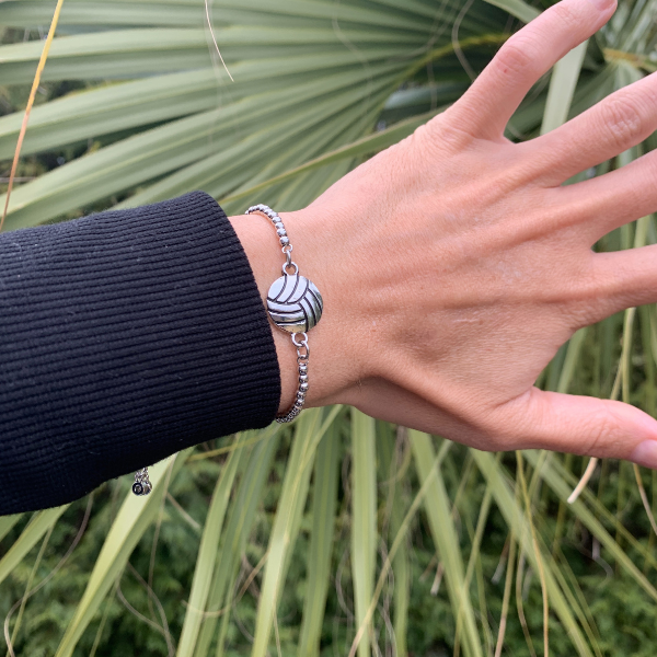 Sports Charm Adjustable Bracelet