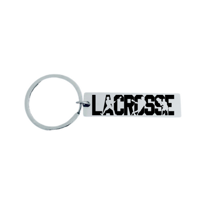 Boys Lacrosse Bar Keychain