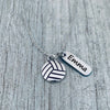 Personalized Engraved Volleyball Necklace