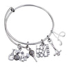 Personalized Golf Bangle Bracelet