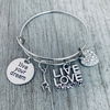 Gymnastics Bangle Bracelet - Live Your Dream