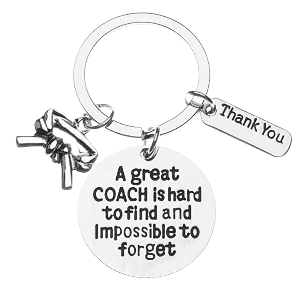 Martial Arts Great Coach is Hard to Find Keychain