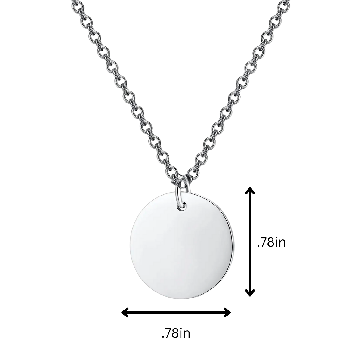 Engraved Cheer Necklace