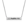 Personalized Ice Hockey Bar Necklace