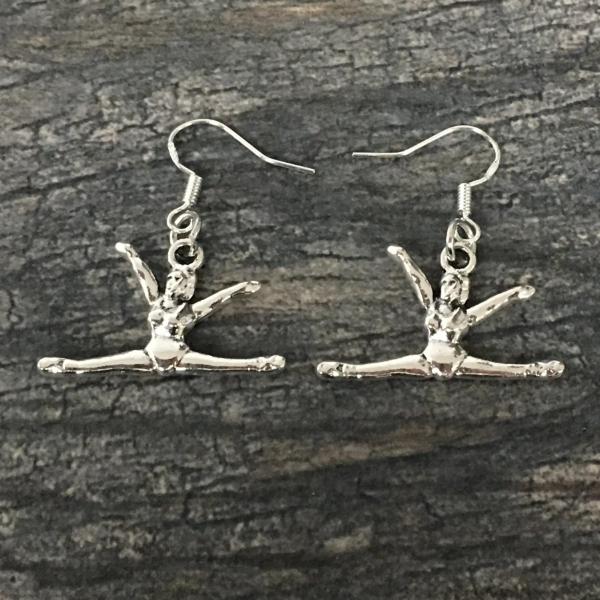 Girls Gymnastics Earrings - Split - Sportybella