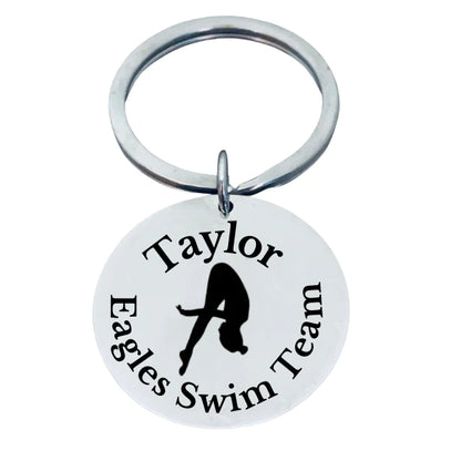 Personalized Diving Keychain