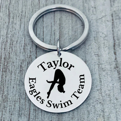 Personalized Diving Keychain