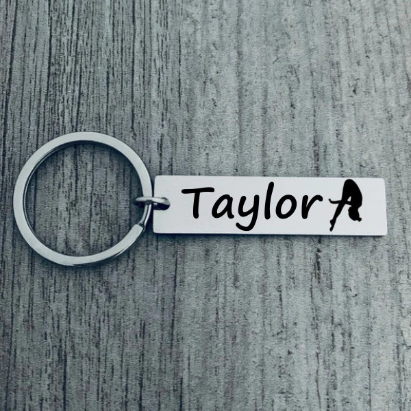 Personalized Diving Keychain