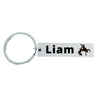 Personalized Engraved Wrestling Bar Keychain