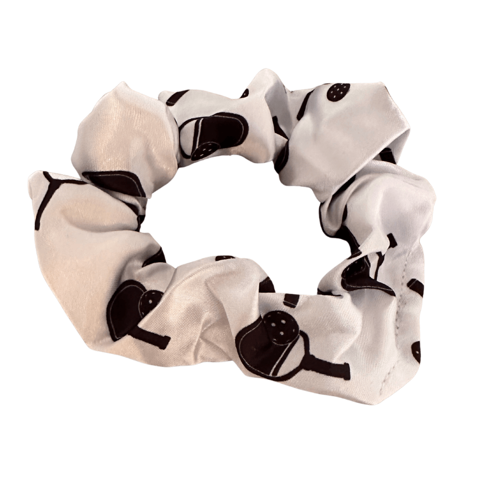 Pickleball Scrunchie - Black and White