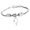 Pickleball Love Charm Bracelet