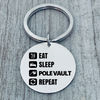 pole vault keychain