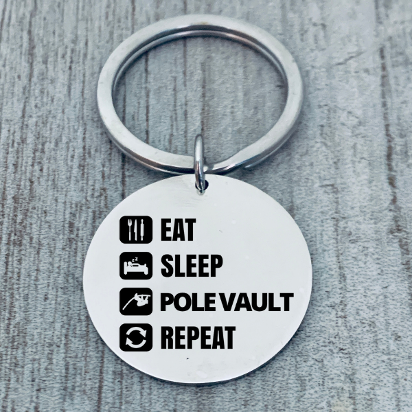 pole vault keychain