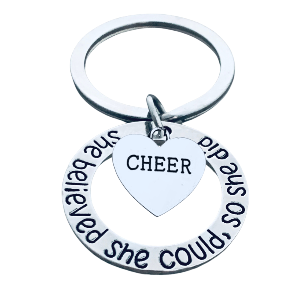  Sportybella Softball Keychain, Softball She Believed