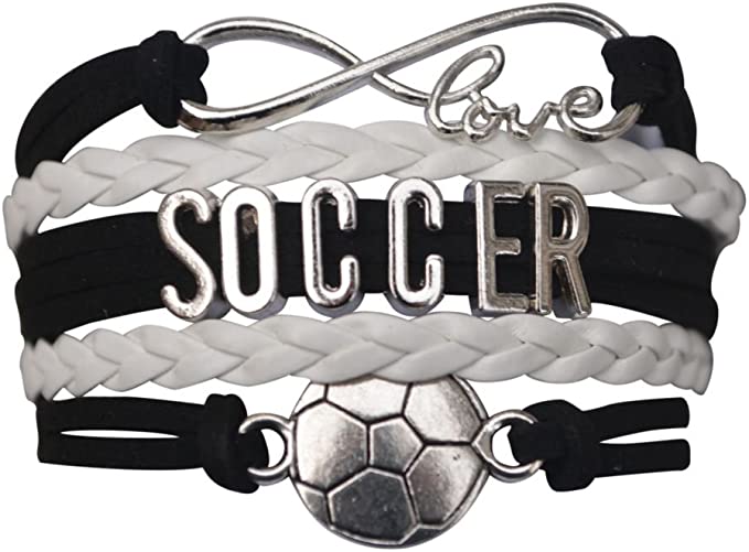 Girls Soccer Bracelet - 12 Team Colors - Sportybella