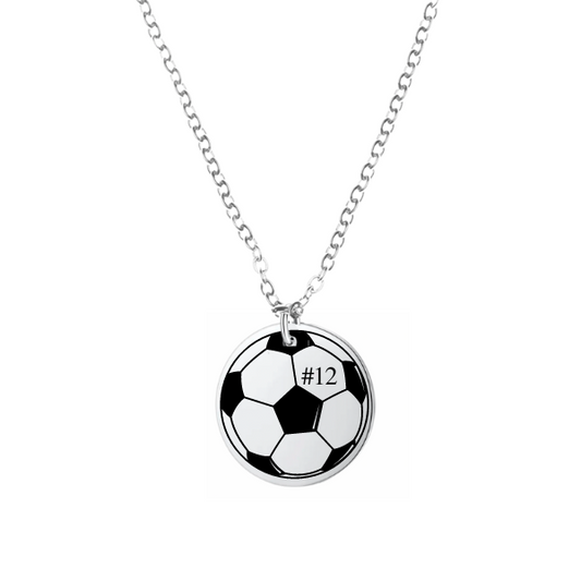 Soccer Engraved Necklace