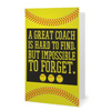 Softball Coach Card