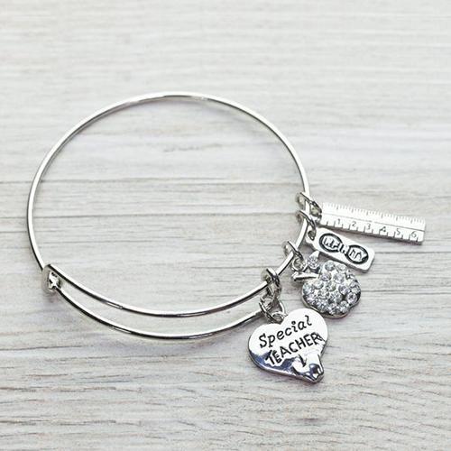 Special Teacher Bangle Bracelet - Infinity Collection