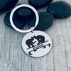 boys wrestling keychain