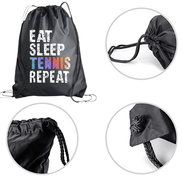 Tennis Drawstring Bag