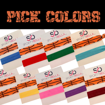 Basketball Hair Ties -Pick Color