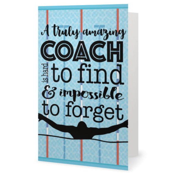 Swim Coach Card
