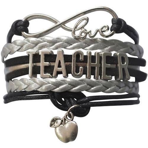 Teacher Infinity Black Bracelet - Infinity Collection
