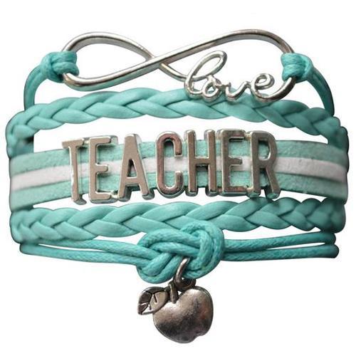 Teacher Infinity Bracelet - Pick Colors