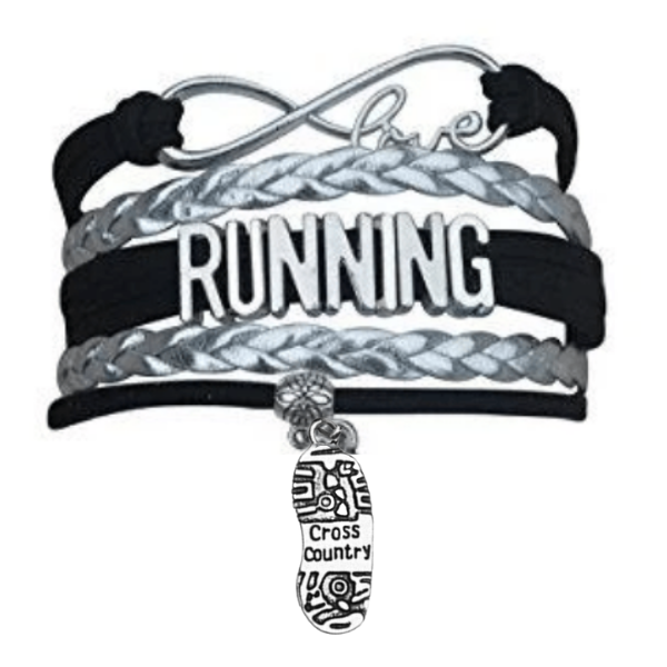 Cross Country Infinity Runner Bracelet
