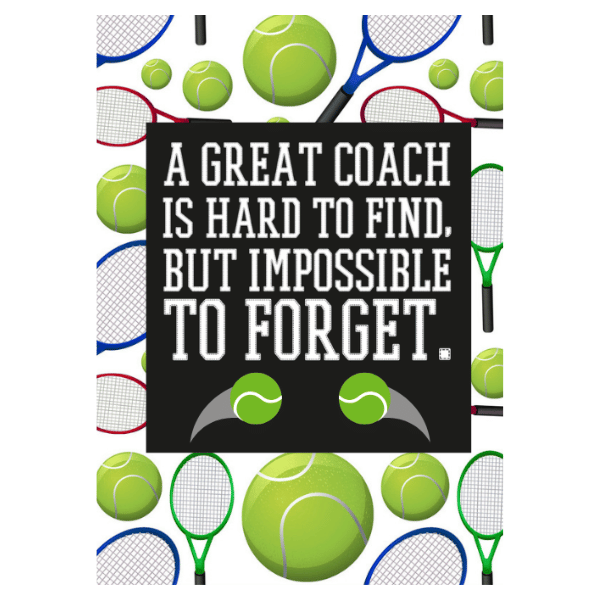 Tennis Coach Card