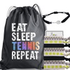 tennis gift set, tennis bag, hair ties