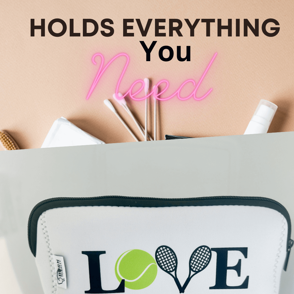 Tennis Love Cosmetic Bag