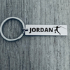 Personalized Track And Field Javelin Throw Keychain