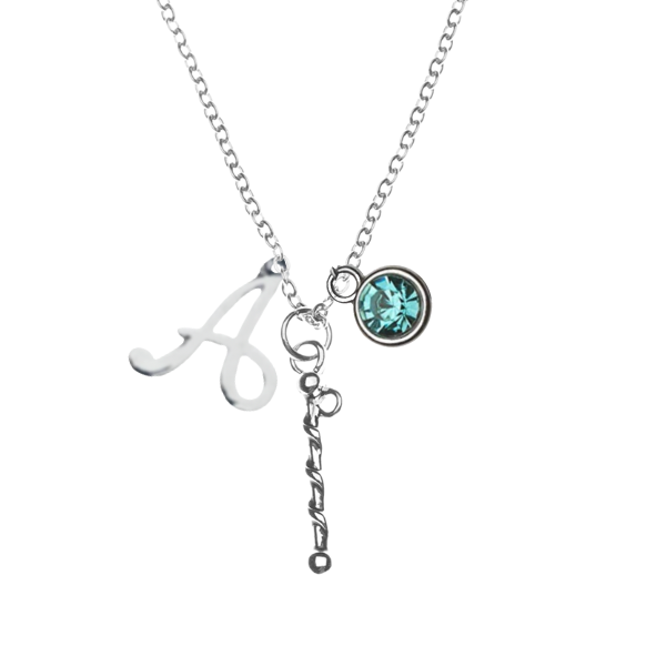 Personalized Baton Twirling Necklace