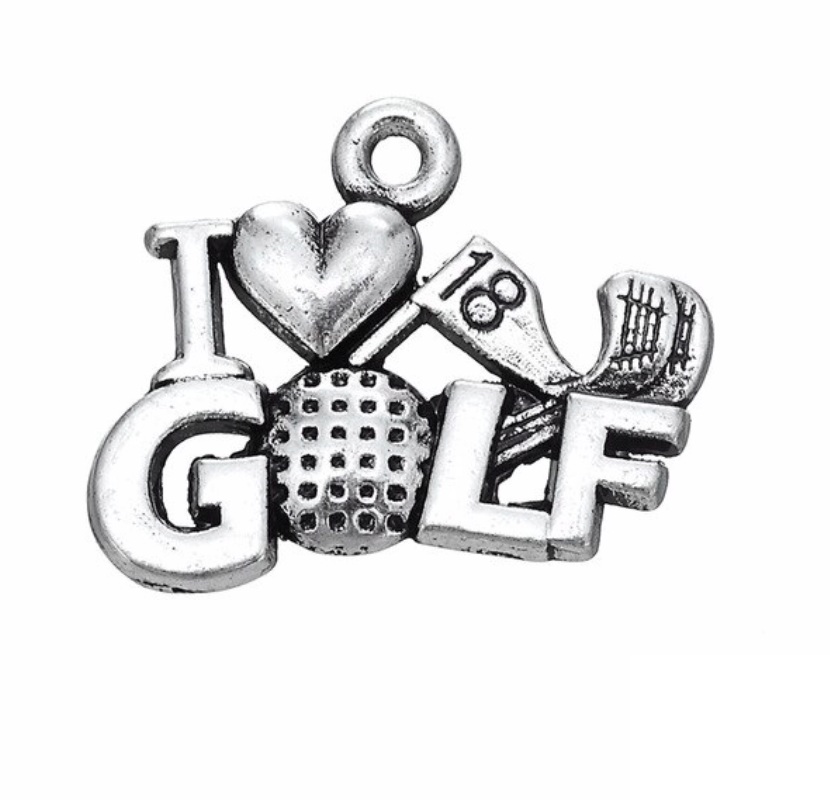 Love to Golf Charm