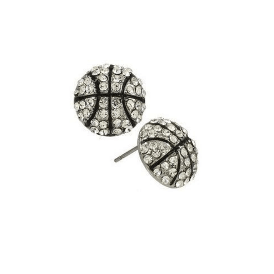 Basketball Rose Gold Earrings - Sportybella