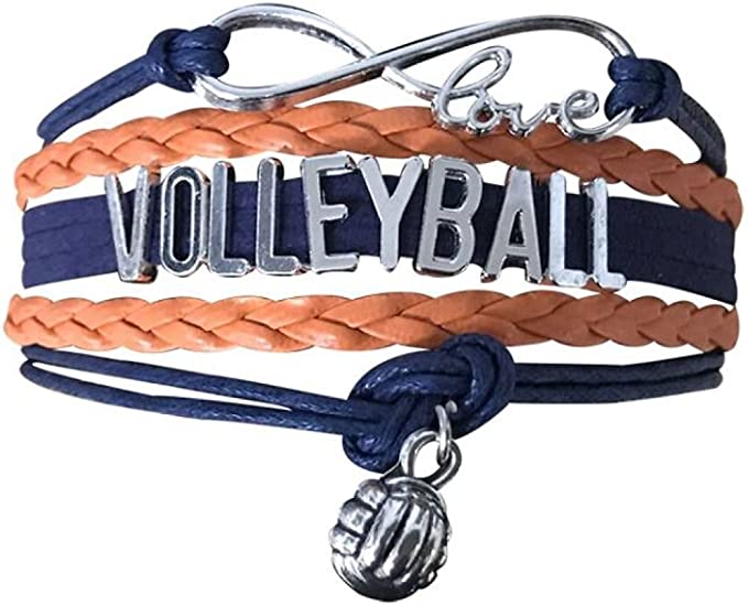 Girls Volleyball Bracelet-15 Team Colors