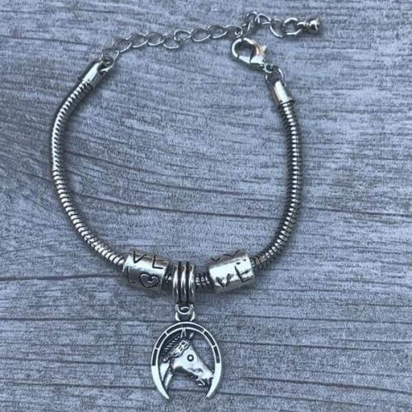 Horse Shoe Charm Bracelet