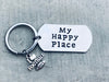 I love football keychain