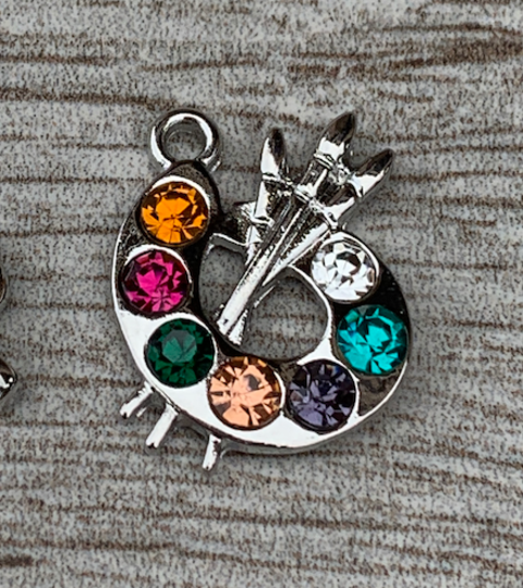 Paint Palette Charm
