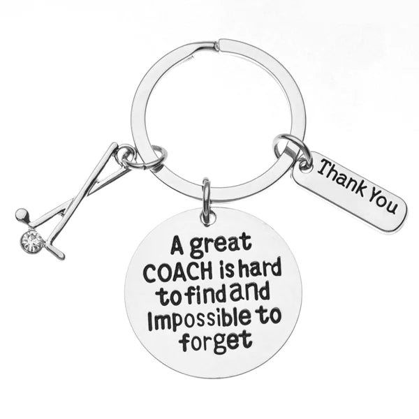 Golf Coach Keychain- Great Coach is Hard to Find