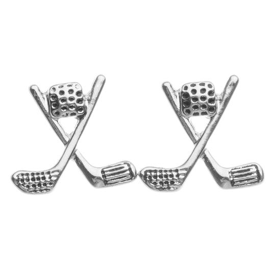 Golf Charm Stud Earrings