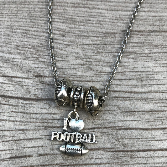 Love Football Necklace