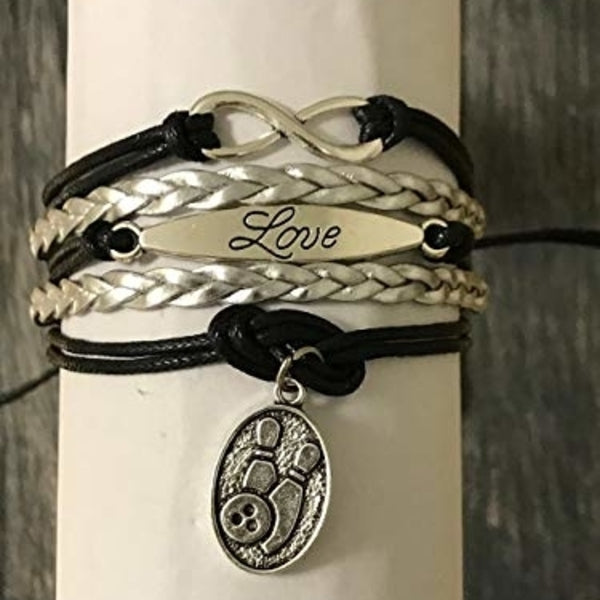 Bowling Love Charm Bracelet - Sportybella
